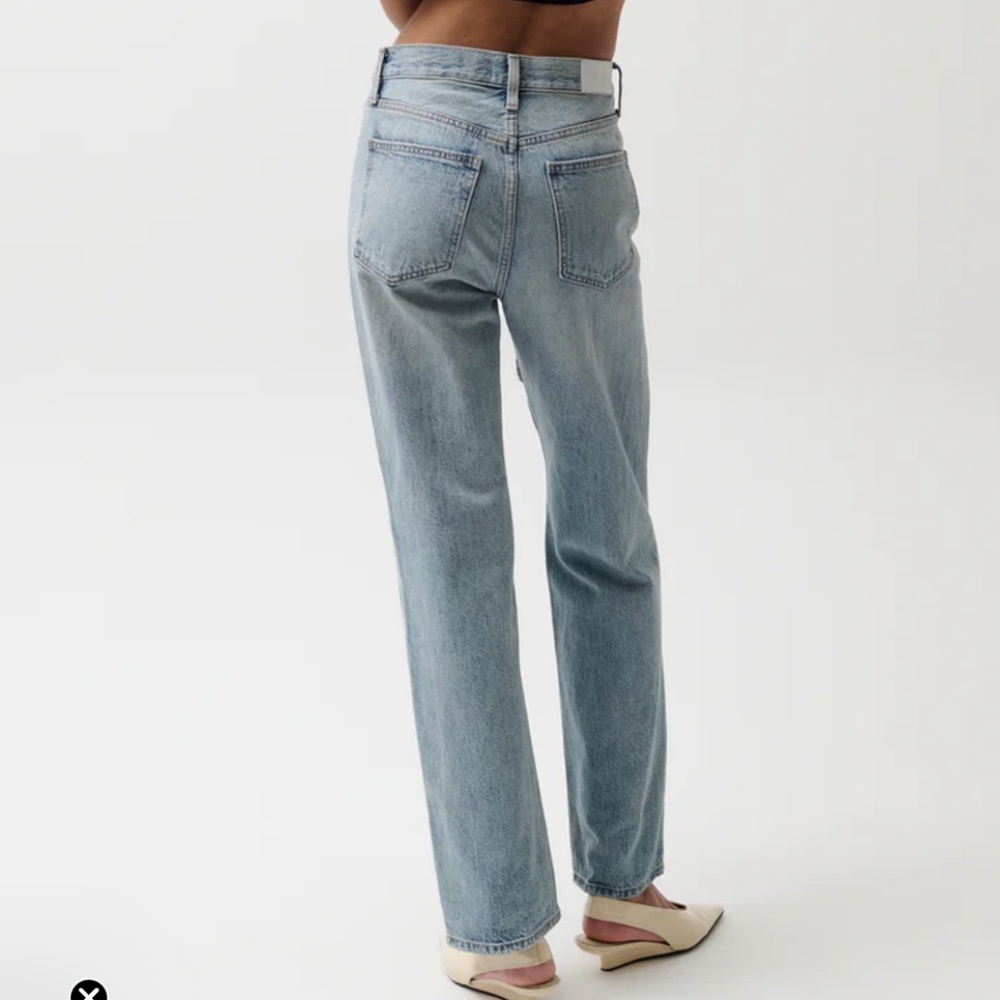 CASSIE SUPER HIGH RISE STRAIGHT JEAN - BRAMBLE - Picture 3 of 7